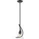 Olympia 1 Light 6 inch Matte Black Mini Pendant Ceiling Light